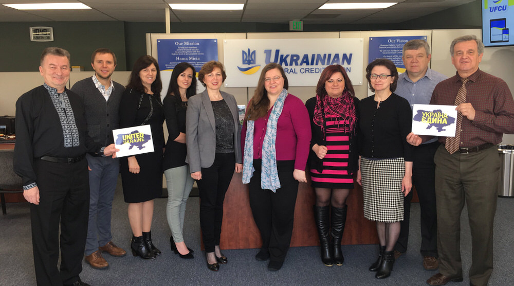 Staff acknowledge a United Ukraine