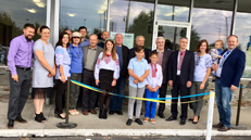 Ribbon cutting for re-opening of branch