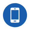 Mobile Phone Blue Icon