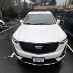 White cadillac exterior